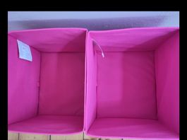 Stoffkisten, pink, von Ikea