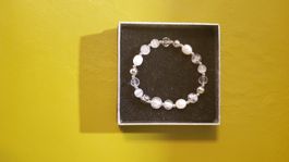 Edles Glas Perlen Armband Leonardo