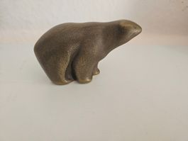 BAG Turgi Bronzefigur Eisbär, Sammlerstück