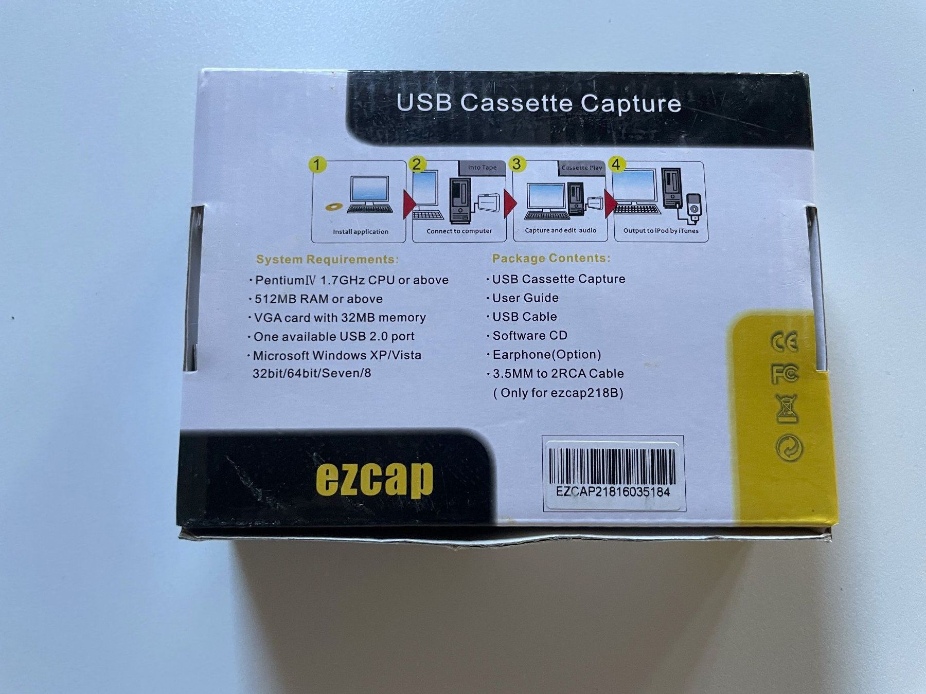 Registratori: Ezcap USB Cassette Capture Audio neuwertig – Nuovo e nell'imballaggio originale da Affeltrangen venduto da Mowgli_123 1