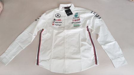 Mercedes F1 Herren Langarmhemd. Gr.M NEU.