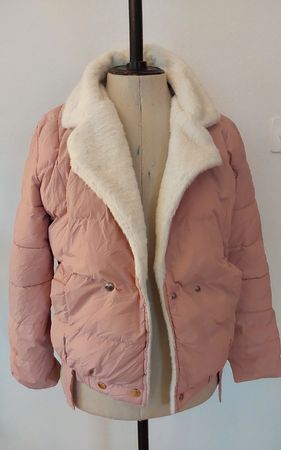 Winterjacke rosa XS
