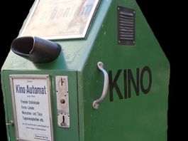 ​Rares Münzkino 9.5mm – Schweizer Bahnhofs-Original