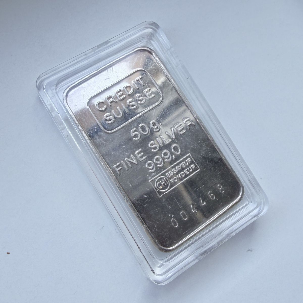 Metalli preziosi: Silberbarren 50g 999.0 – Usato da Zürich venduto da watch_trader