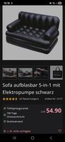 Aufblasbares Sofa