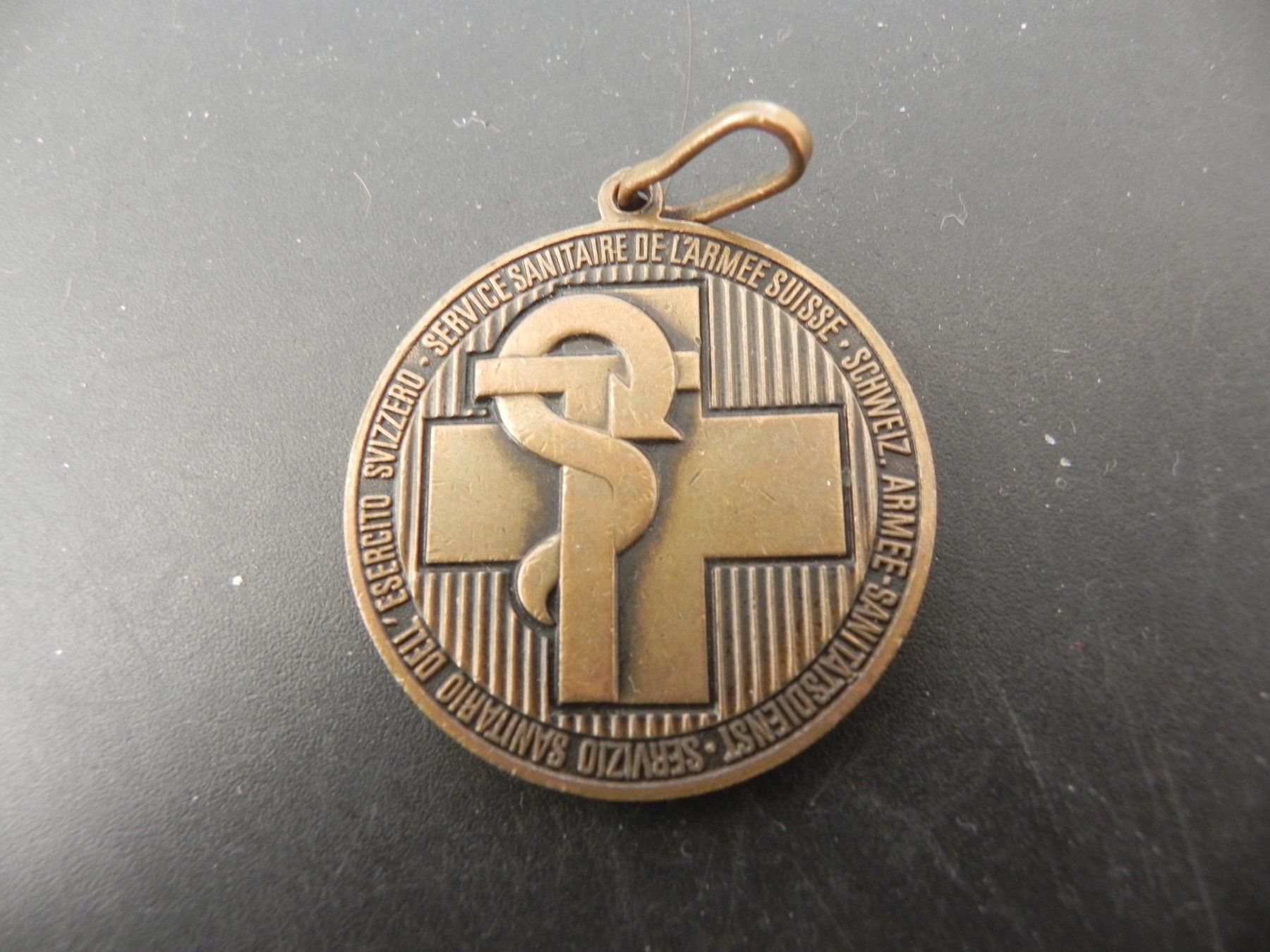 Medaillen: Medaille Service Sanitaire de l'Armee Suisse – Gebraucht aus Biel/Bienne von Gogolozi 1