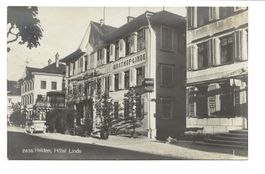 Heiden (AR) Hôtel Linde - echte Foto-AK - 1923