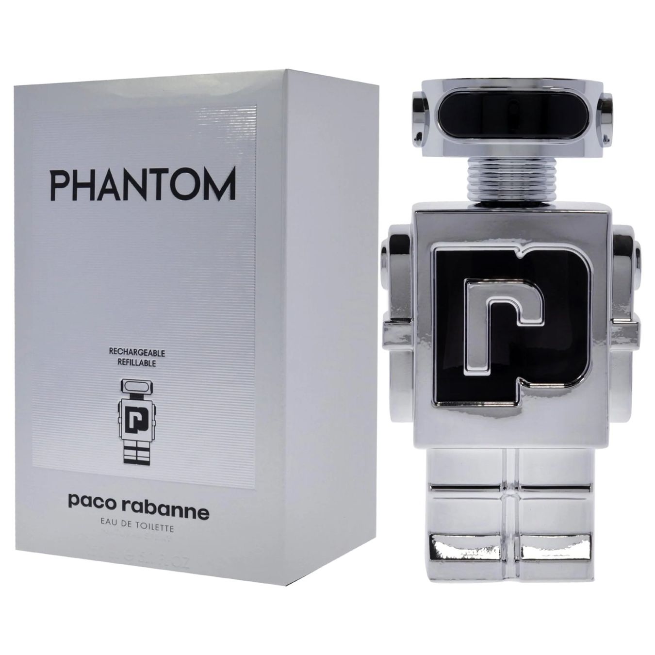 Paco Rabanne Phantom Refillable Eau de Toilette, 150 ml NEU (Neu und ...