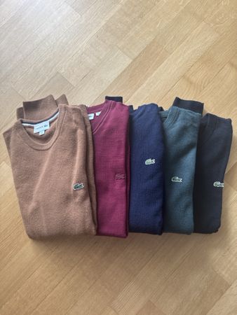Lacoste Pullover Grösse 3/S 5er Set