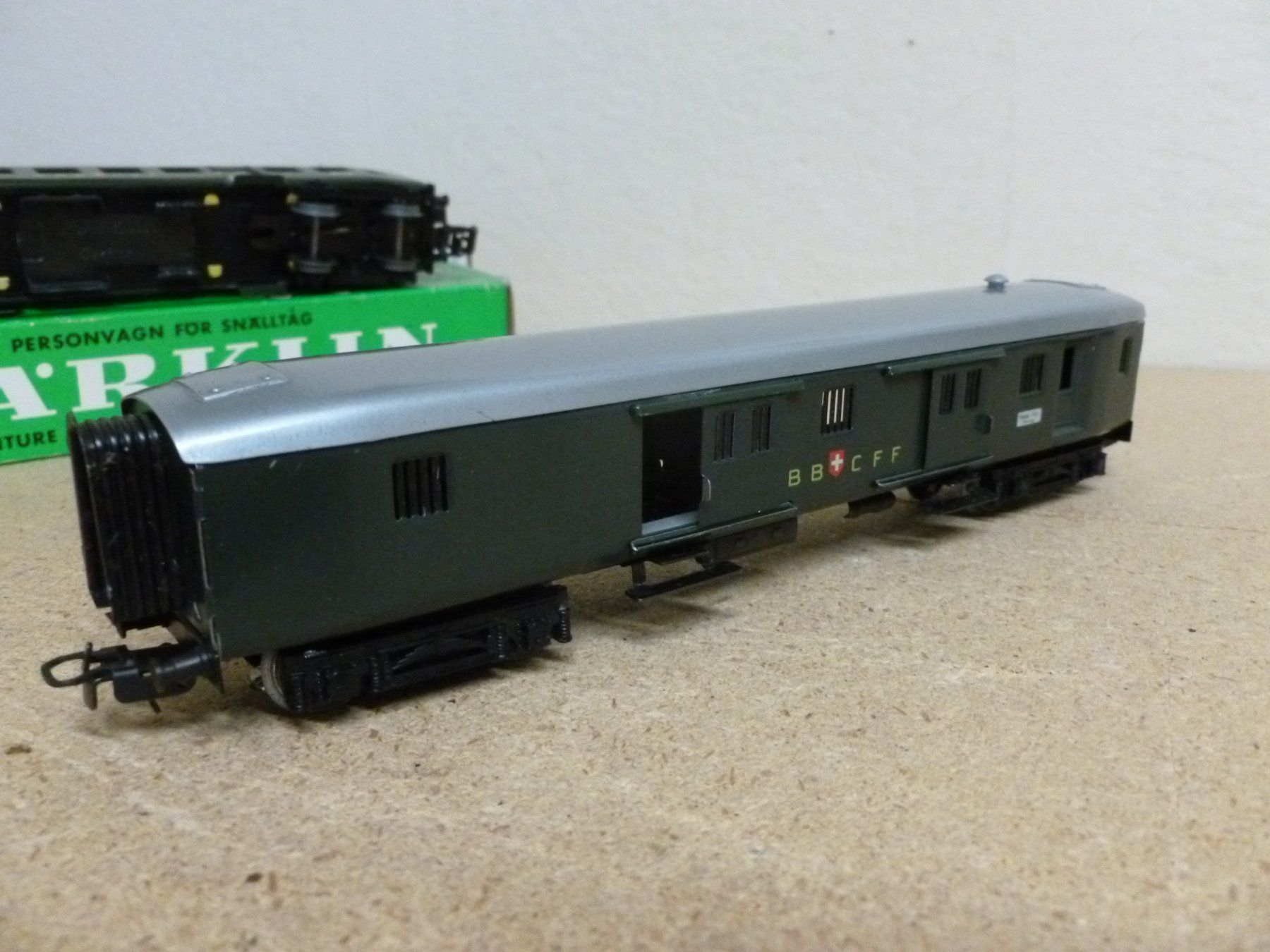 Märklin Modellini di ferrovie: Blechwagen mit Beleuchtung – Usato da Oberbipp venduto da Vifu 6