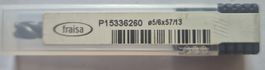 Fräser Fraisa P15336260 Ø6x57/13mm, Schruppprofil, VHM, NEU