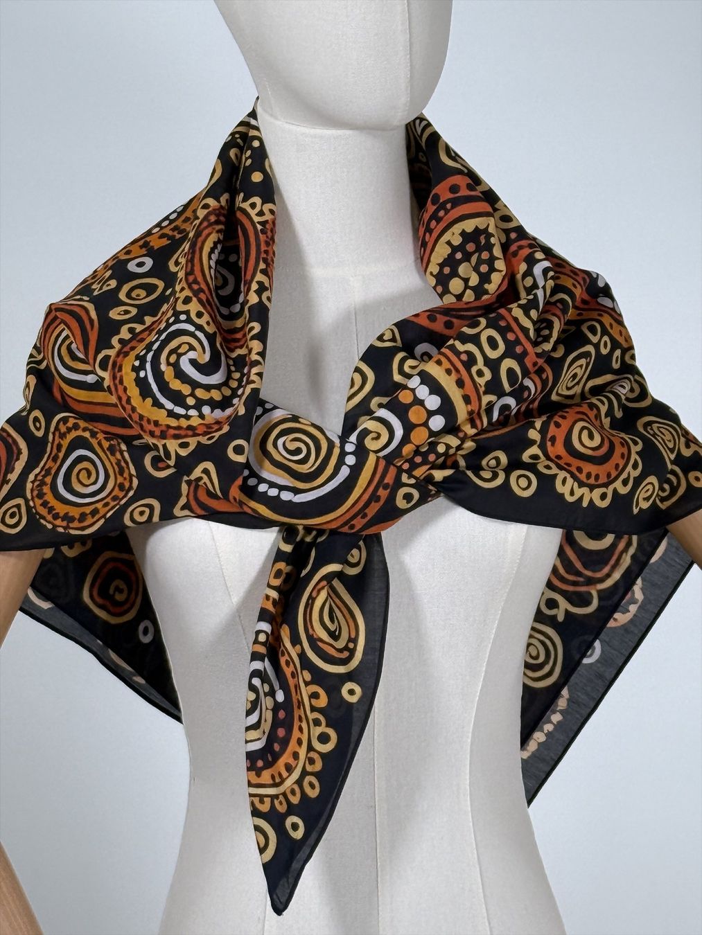 Foulard & Sciarpe: Schöner Baumwoll/Seide Schal "Aborigin" – Nuovo (secondo la descrizione) da Dättwil AG venduto da AnDani2. 4