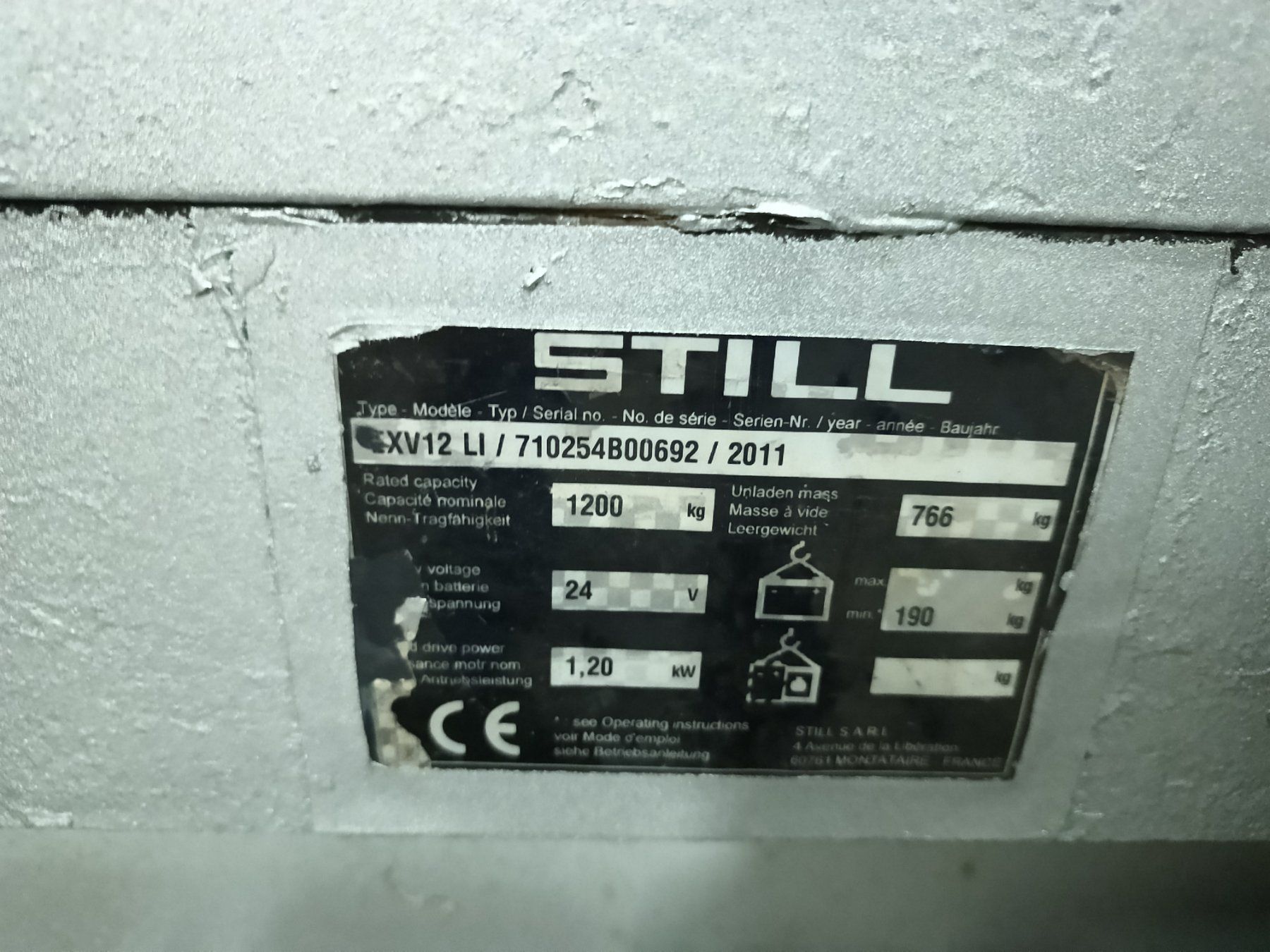 Still Carrelli elevatori e a forche: STILL EXV 12 Deichselstapler – Difettoso da Muhen venduto da undtschuess 3