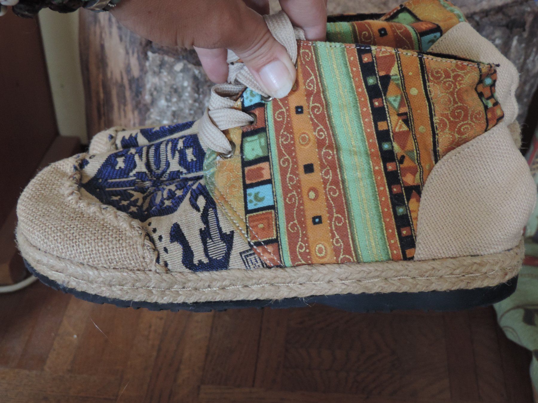 Scarpe da uomo: chaussures en toiles bohème – Nuovo (secondo la descrizione) da Genève venduto da Axelle333 1