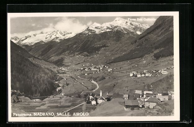 Ansichtskarten: AK Madrano, Valle, Panoramaansicht – Gebraucht aus Berlin von bartko-reher