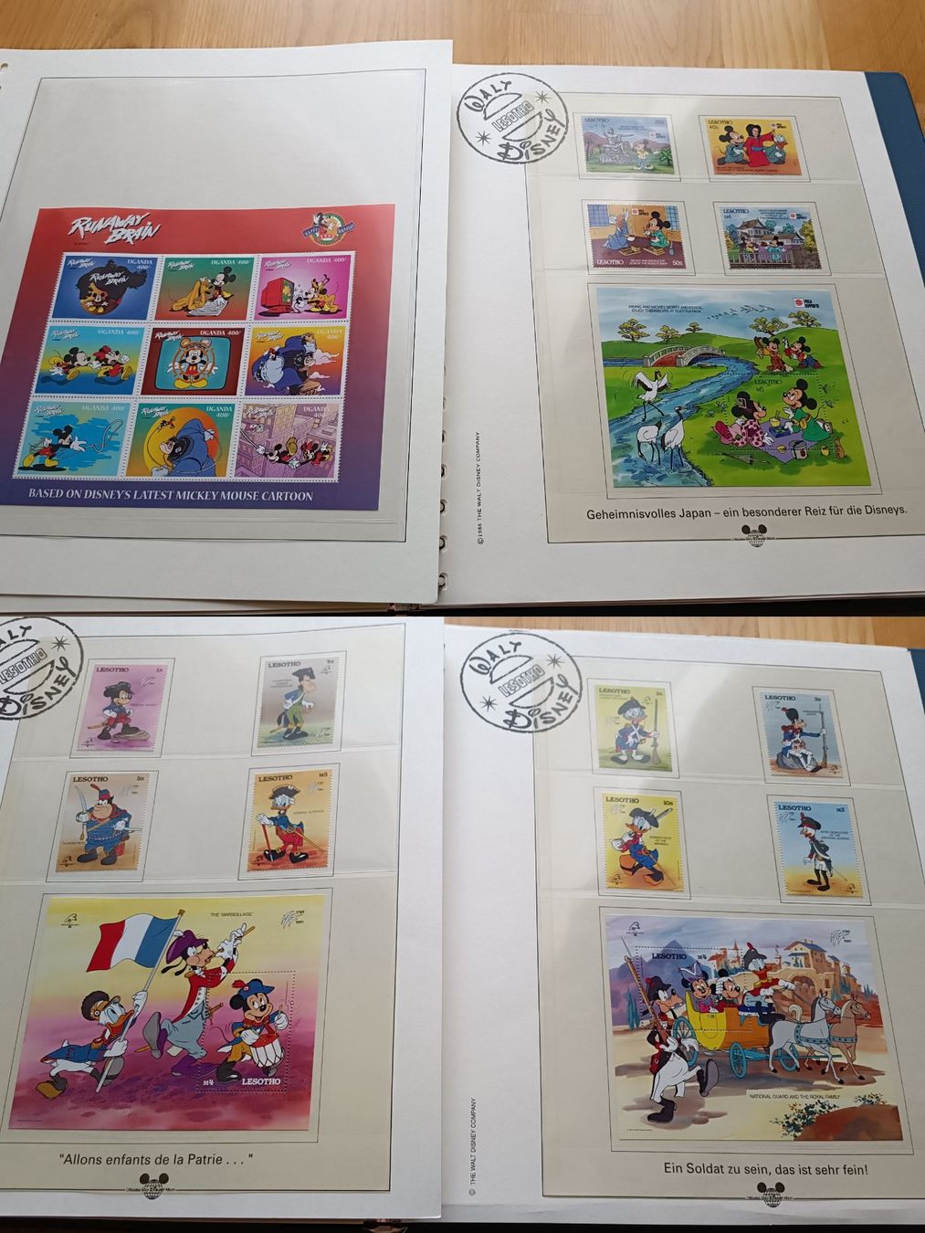 Lindner Alben: Disney Briefmarken Album Lesotho – Gebraucht aus Otelfingen von patida 6