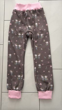 Fleece Thermo Pumphose mit Girls Gr. 122/128 Neu