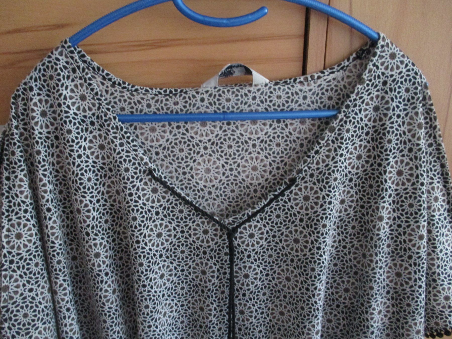 Kleider: Strandkleid Viscose Cut Out Gr.52/54 Schwarz gemustert – Gebraucht aus Winterthur von katzen07 5