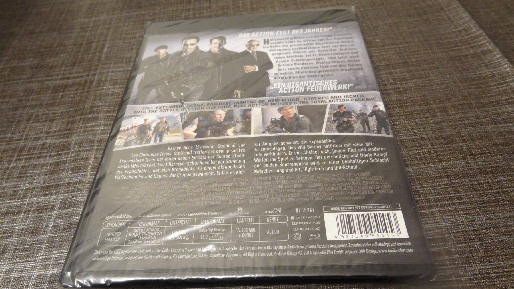 Alle DVDs: The Expendables 3 - A Man's Job BLU-RAY NEUWARE – Neu und originalverpackt aus Olten von Disc-Verkauf 1