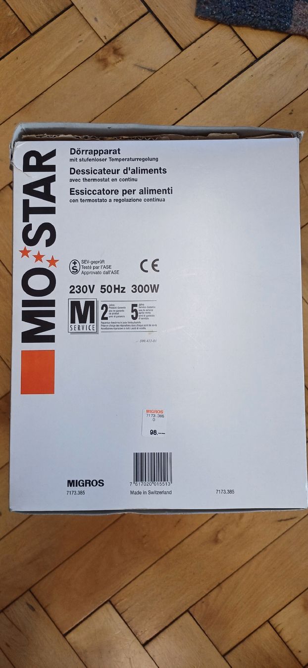 Mio Star Elettrodomestici da cucina: Dörrgerät – Usato da Alpnach Dorf venduto da jkp_k62jg 2