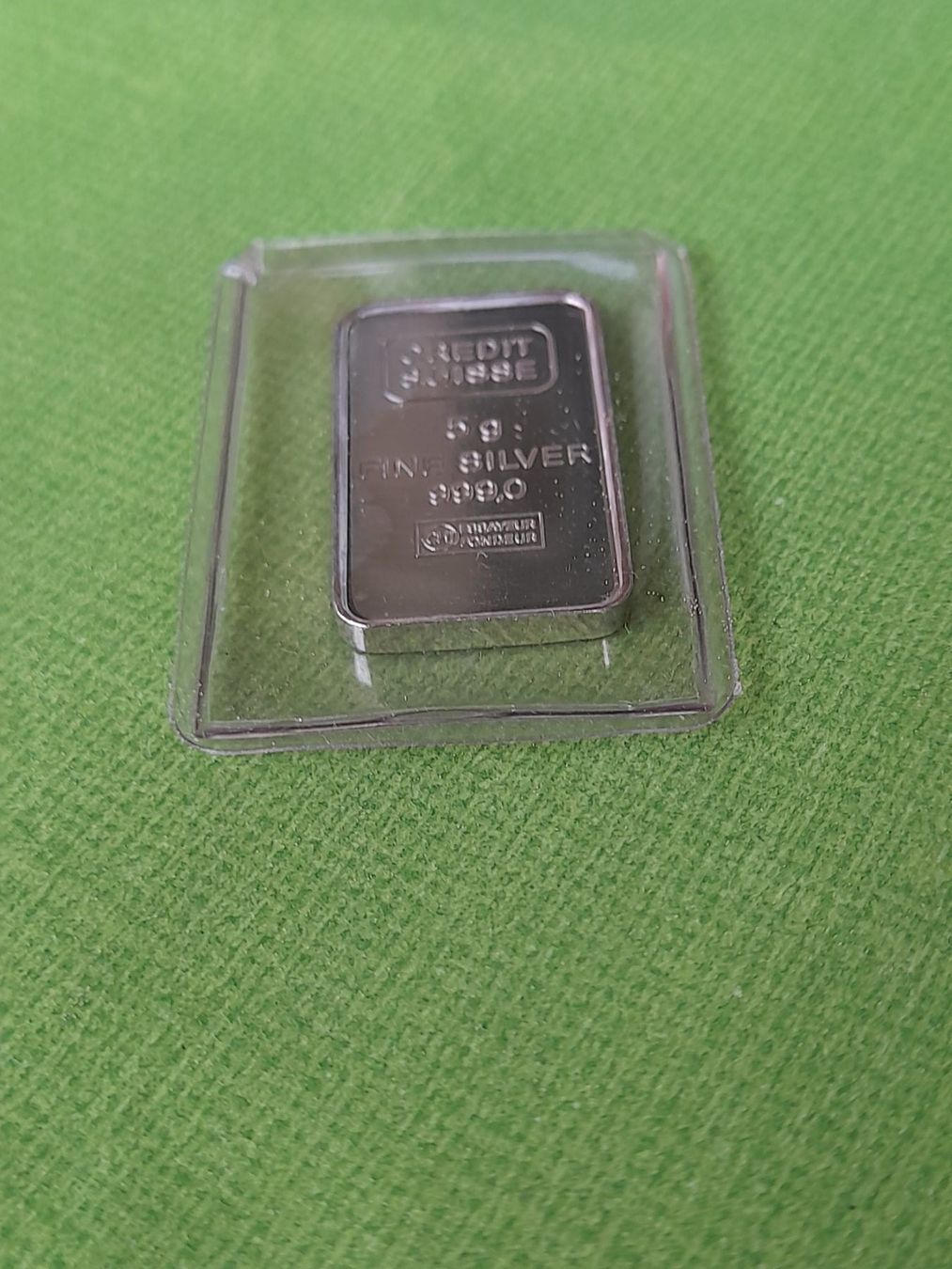 Métaux précieux: 5 gr.fine Silver Credit Suisse – D'occasion à Aeschi b.Spiez par 52_wochen 2
