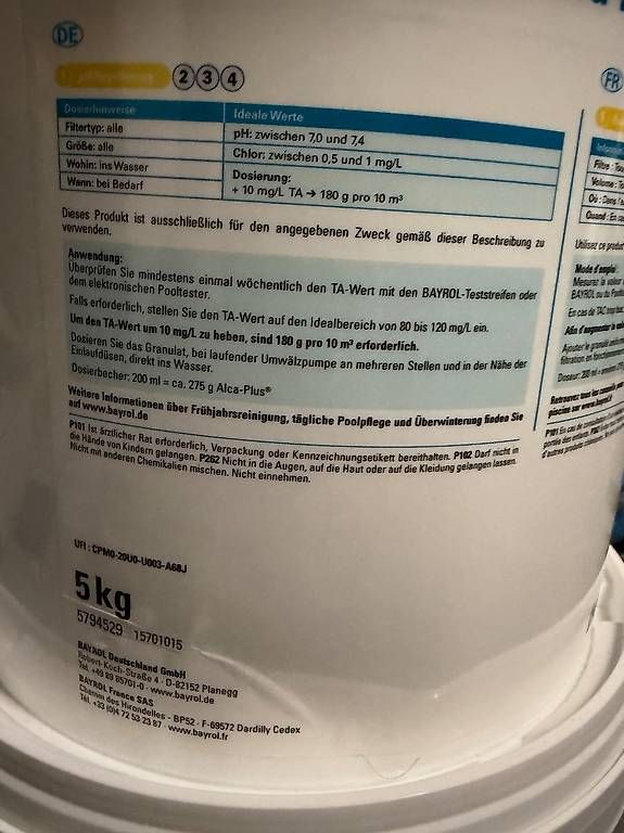 Aliments & Spécialités: Alca-Plus TA-Wert Regulierung (pH Wert Stabilisation) – D'occasion à Kiesen par Trusty 1