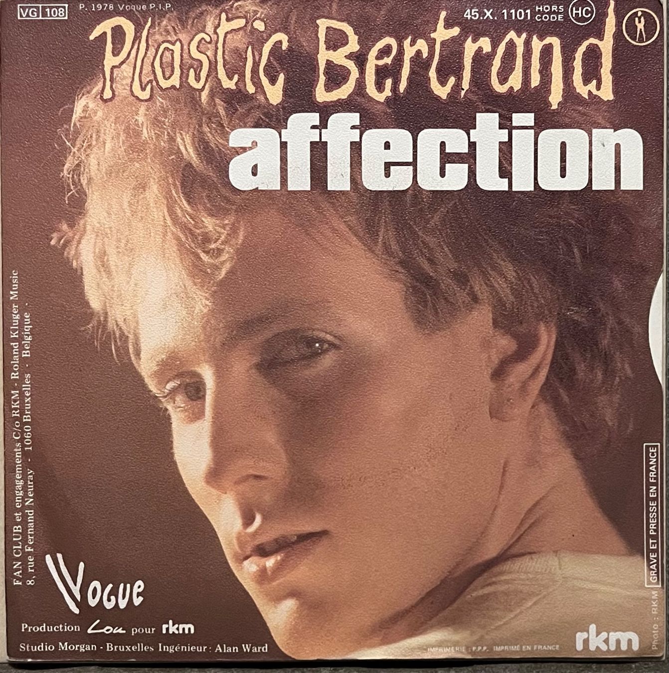 Vinyles: PLASTIC BERTRAND - SUPER COOL – D'occasion à Bussigny par vinyl-pas-cher 1