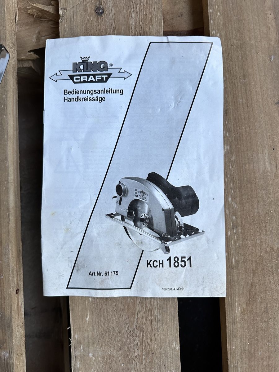 Sägen: Handkreissäge King Craft KCH 1851 – Gebraucht aus Nebikon von schnischna80 1
