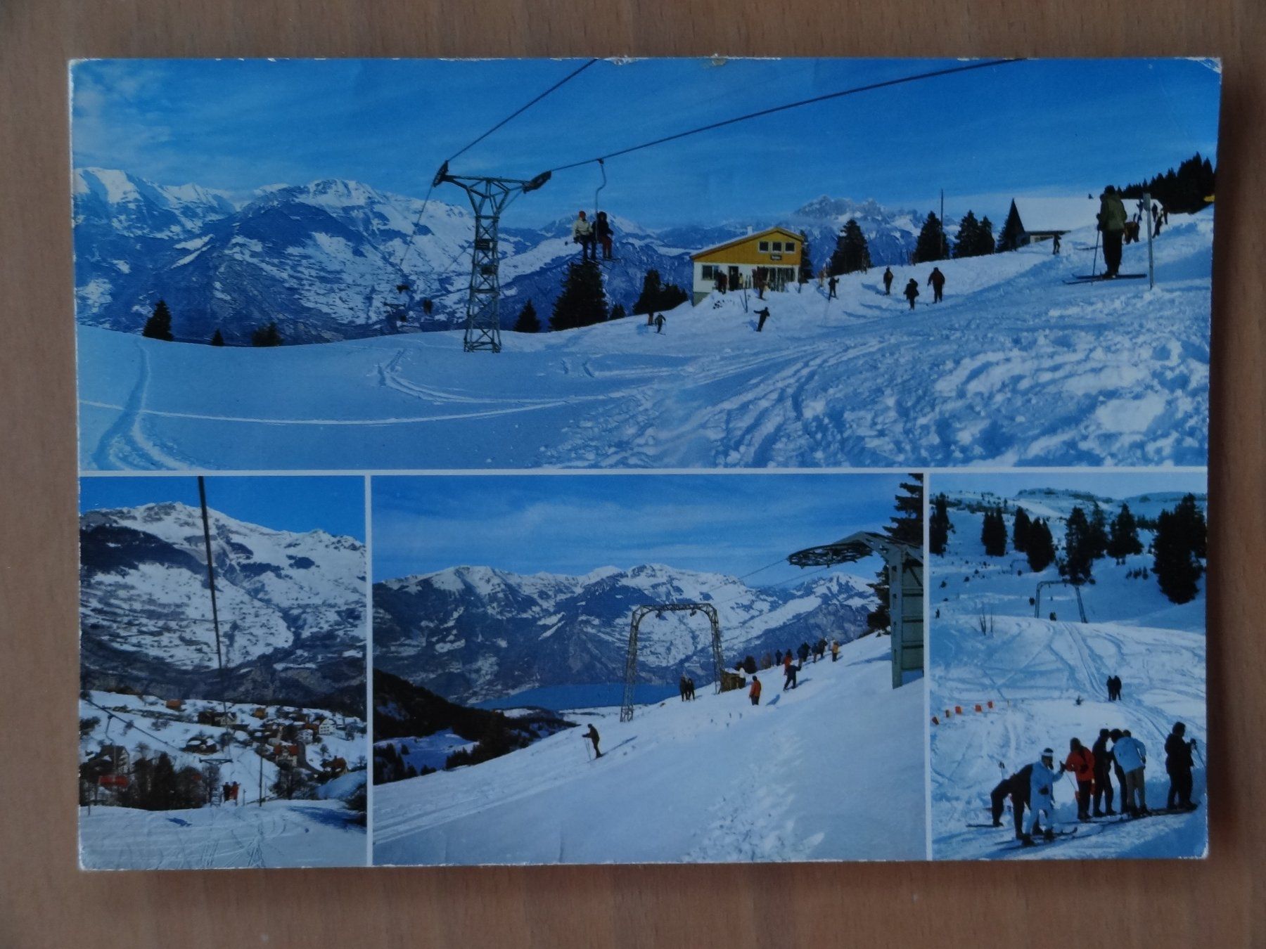 Cartoline postali: Kerenzerberg-Filzbach - Sesselbahn - 1966 – Usato da St Léonard venduto da Riglin
