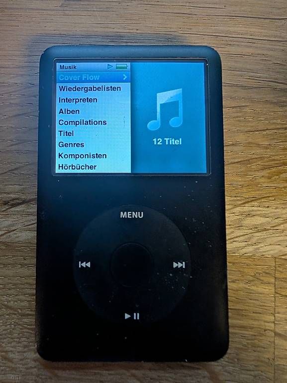 Apple Tragbarer Mediaplayer: Apple iPod Classic 80GB inkl. Ladekabel – Gebraucht aus Gommiswald von Derbeth01