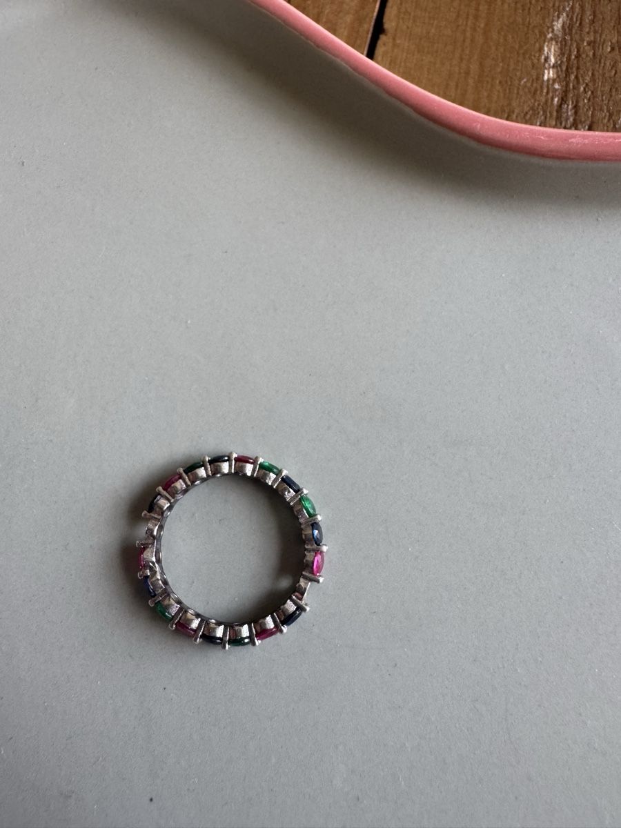 Bagues: Mehrfarbiger Ring mit Steinen – Défectueux à Männedorf par roc_fts9 3