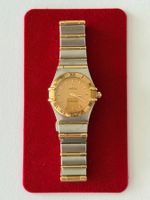 Omega Constellation Damenuhr, Stahl/Gelbgold, Ref 1262.30.00