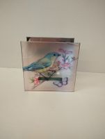 Romantisches Teelichthalter Vogel/Schmetterling,Glas