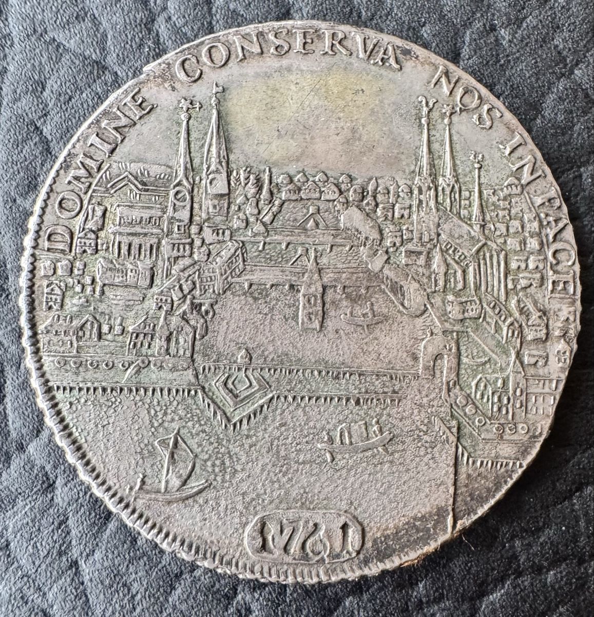Toutes les monnaies: Zürich - 1 Taler 1761 – D'occasion à Meilen par coins4sale 1
