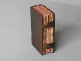 ANTIKES GEBETBUCH RÄTOROMANISCH VON 1734 KT. GRAUBÜNDEN