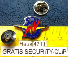 MV AUGUSTA MOTO SCHMUCK PIN KLEIN MIT SECURITY-CLIP