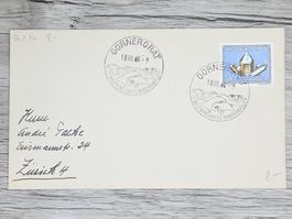 CL03 Enveloppe + Timbre Suisse 1960