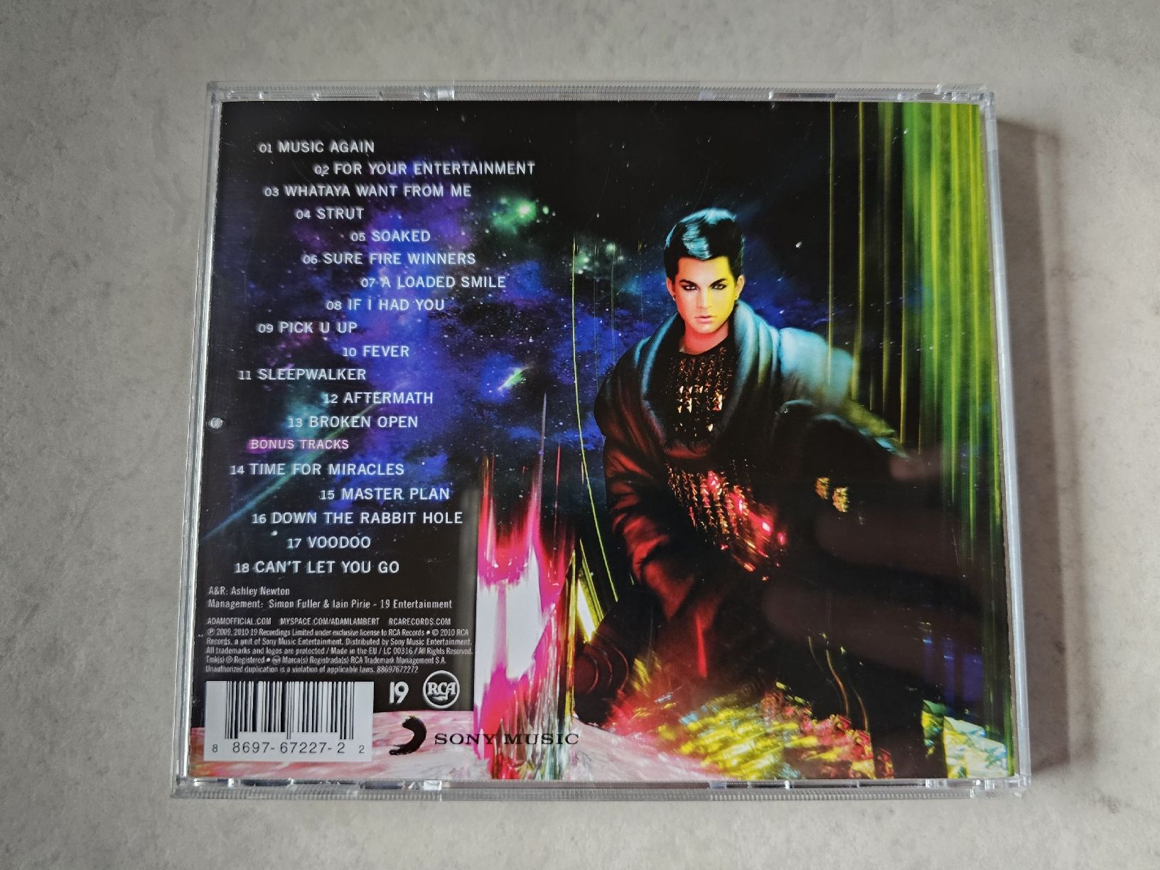 CD: Adam Lambert  -  For Your Entertainment – Usato da Schneisingen venduto da backstore24 1