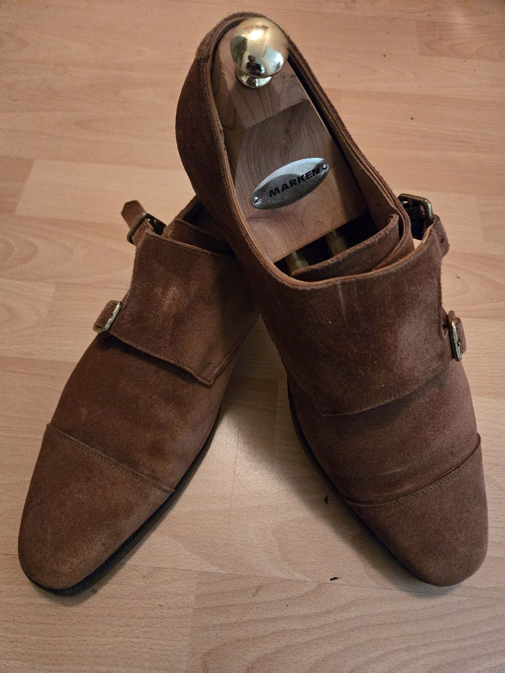 Crockett & Jones Scarpe da uomo: CROCKET & JONES SUEDE MONK – Usato da Zug venduto da f_t_827r 1
