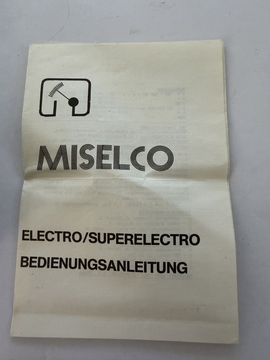 Misurare: multimètre vintage Miselco – Usato da Echallens venduto da JAR69 1