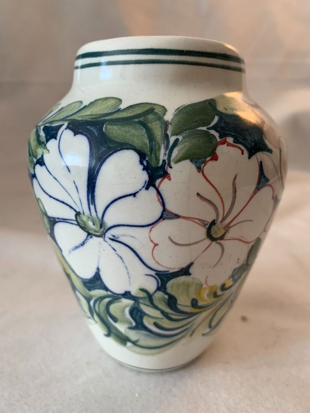 Vasen & Gefässe: Schöne bemalte Vase     A61 – Gebraucht aus Schötz von amore14 2