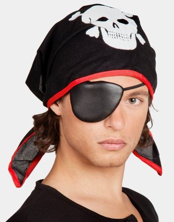 Bandana Pirate avec cache-oeil              NEU!