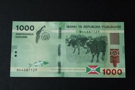 UNC Burundi 1 000 Francs 2023