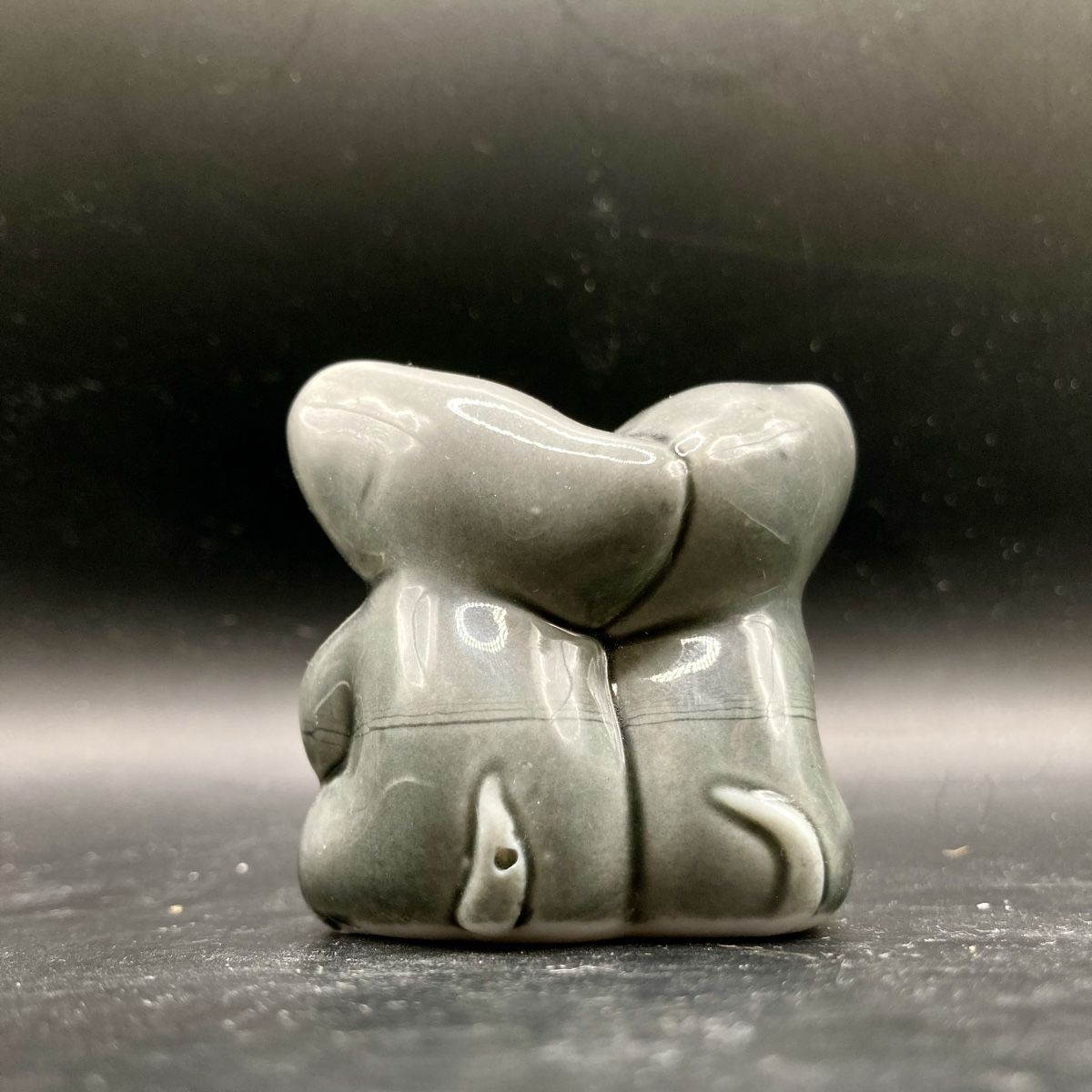 Statuette: Süsses Elefanten-Paar, Keramik-Figur, 5cm – Usato da Vinelz venduto da Viewfinder84 2