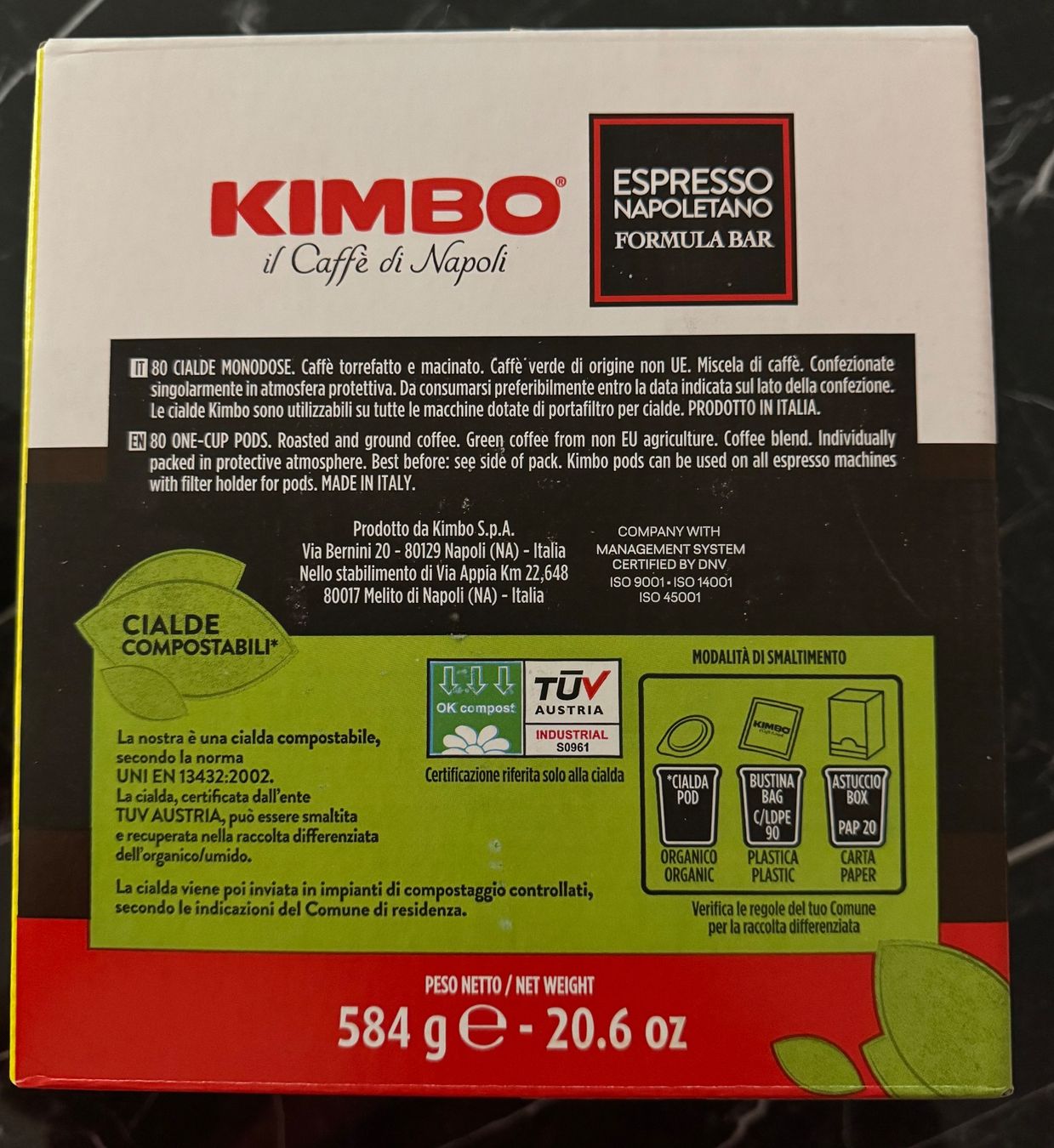 Cibi & Specialità: 2 x Kimbo 80 Pads - Espresso - Formula Bar – Nuovo e nell'imballaggio originale da Mendrisio venduto da mrs_vj8k 1