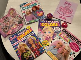 Barbie Sticker und Malbücher Spiele Glamset italienisch