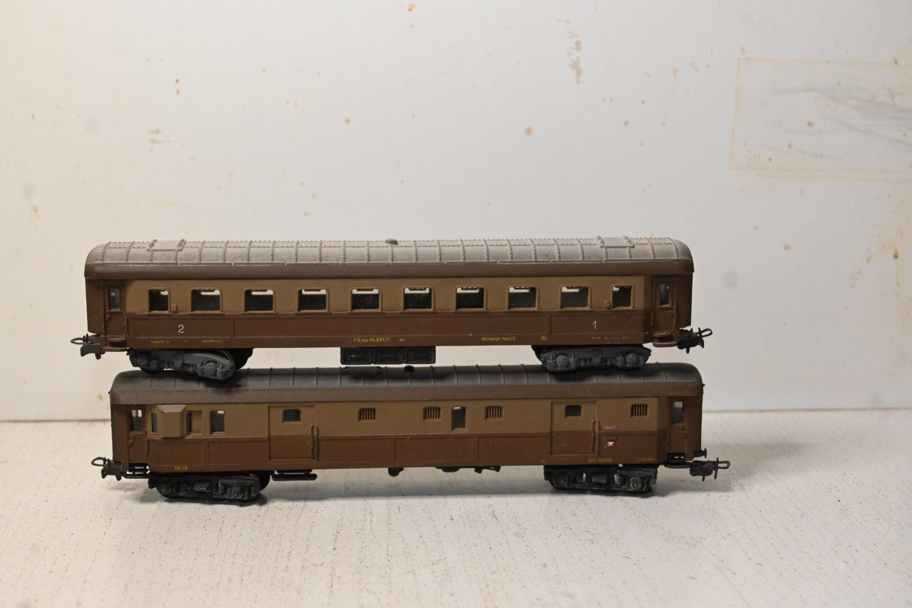 Pocher Modelleisenbahnen: FS Wagen Pocher HO/AC , 2 Stück – Gebraucht aus Laupen ZH von Zmoewe