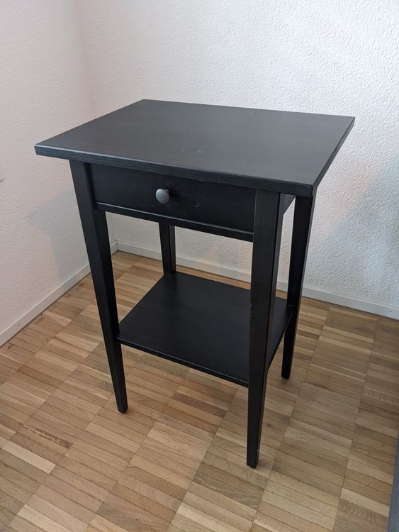Ikea HEMNES bedside table, black, 46x35x70 cm Kaufen auf Ricardo