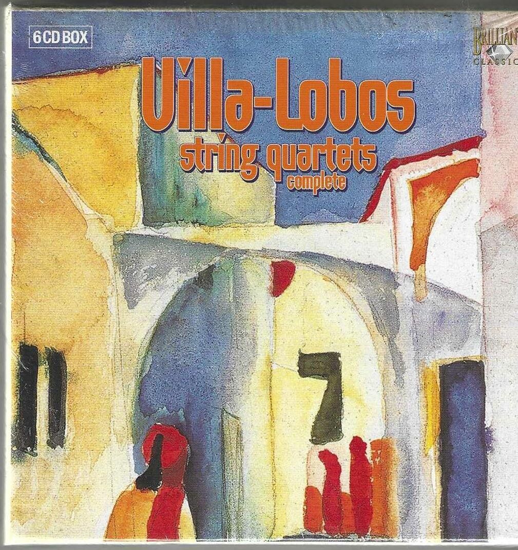 CD: Villa-Lobos ‎– String Quartets C - 6 X CD - Neue – Nuovo e nell'imballaggio originale da Genève venduto da CDLPBookS