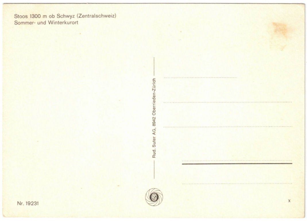 Cartes postales: Stoos - Skilift Sternegg – D'occasion à Binningen par Mountainrider 1